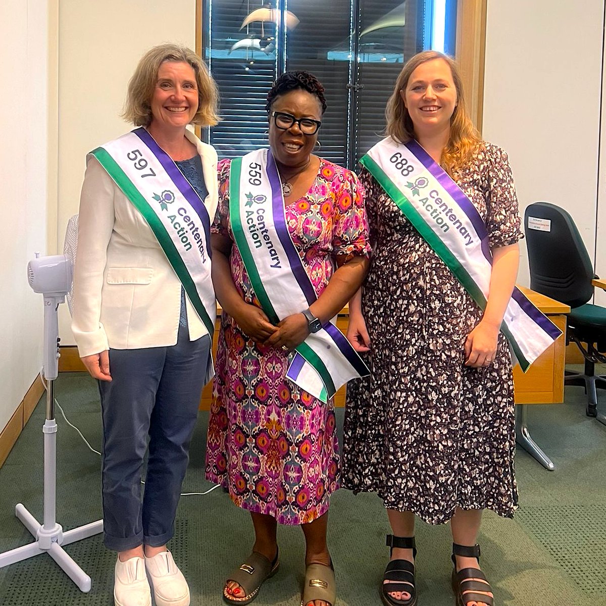 97 years ago, women won the vote on equal terms with men. 

It was an honour to stand with inspiring women at <a href="/CentenaryAction/">Centenary Action</a>’s event in Parliament.

Thanks to <a href="/RemakeNewport/">RE:MAKE Newport</a> for the sash, a reminder of how far we’ve come, and the work still ahead for true equality. 💜💚🤍