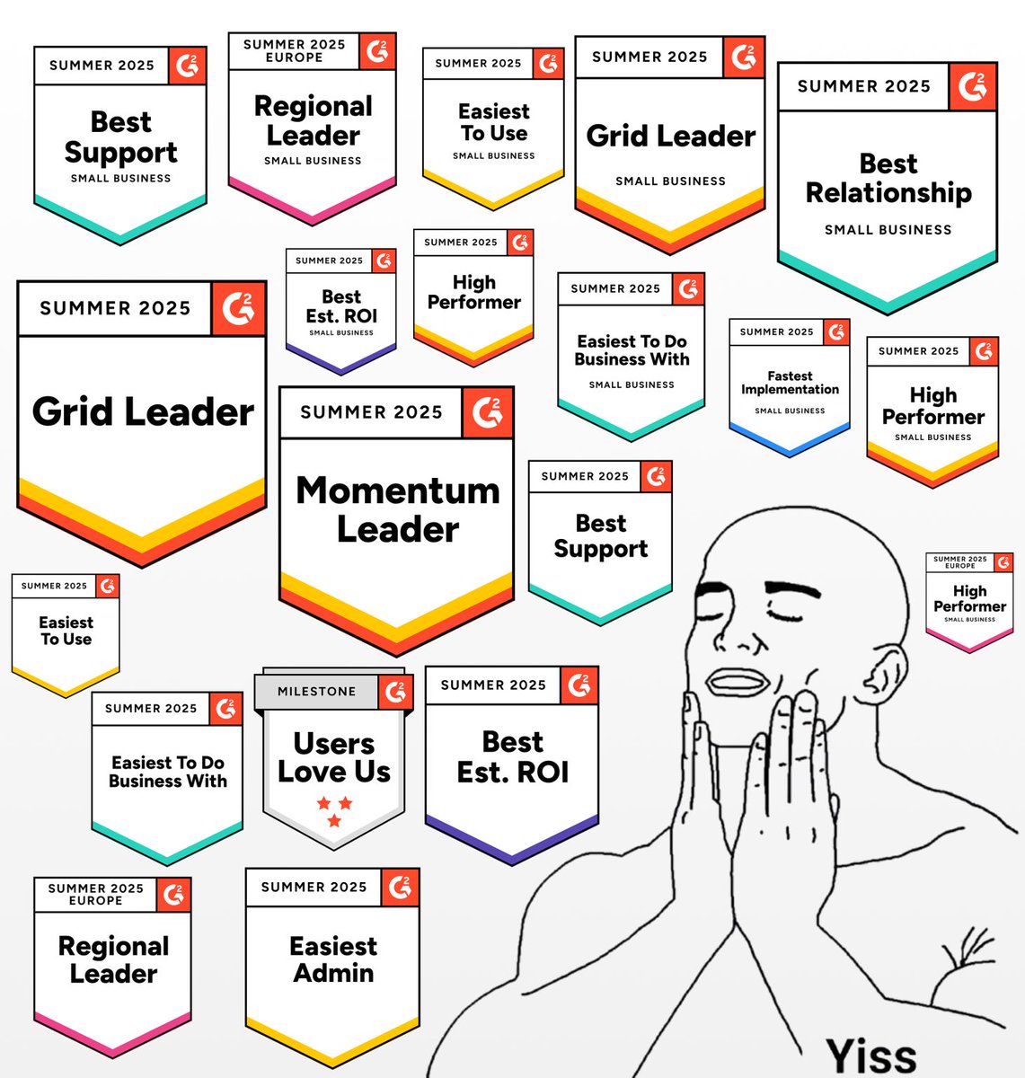 52 badges new badgies &amp; all i got was this meme from marketing