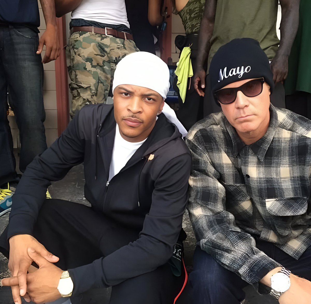 vibe927miami's tweet image. T.I. & #WillFerrell Today in #HipHopHistory: #TIvsTIP is the 5th album by T.I., released July 3, 2007 on #GrandHustle Records, #AsylumRecords & #AtlanticRecords. It debuted at #1 on the US #Billboard200 chart & is certified #Platinum. #classichiphop #dirtysouth #southernhiphop