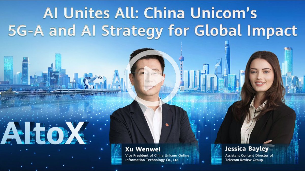 TelecomReviewME's tweet image. 🚨In an exclusive interview with #TelecomReview during #MWCShanghai2025, #XuWenwei elaborated on @ChinaUnicomGlob&apos;s  exploration of innovative #networks.

telecomreview.tv/interviews/248…