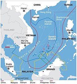 Chinese gov says it’s “ready to take the lead” in signing Southeast Asia Nuclear Weapons-Free Zone treaty protocol.

Treaty includes member countries’ exclusive economic zone and continental shelf, some of which overlap with China’s illegal territorial claims in South China Sea.
