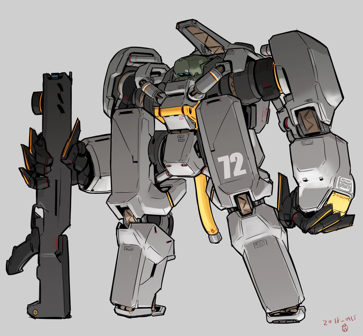 「#TLを巨腕でいっぱいにしよう なっちんパワードmk-1 #07式なっちん」|-moino-のイラスト