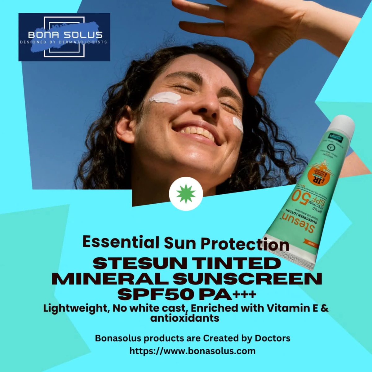 BonaSolus's tweet photo. Even indoors, UV rays cause premature aging, pigmentation &amp; damage.Stesun Tinted Mineral Sunscreen SPF50 is your shield
Dermatologist-formulated

#MineralSunscreen #SPF50India #SkincareThatWorks #IndianSkinCare #BonaSolus #SunSafeSkin #TintedSPF #CleanBeautyIndia #MyBonaSolusGlow https://t.co/dElC7pNQ68