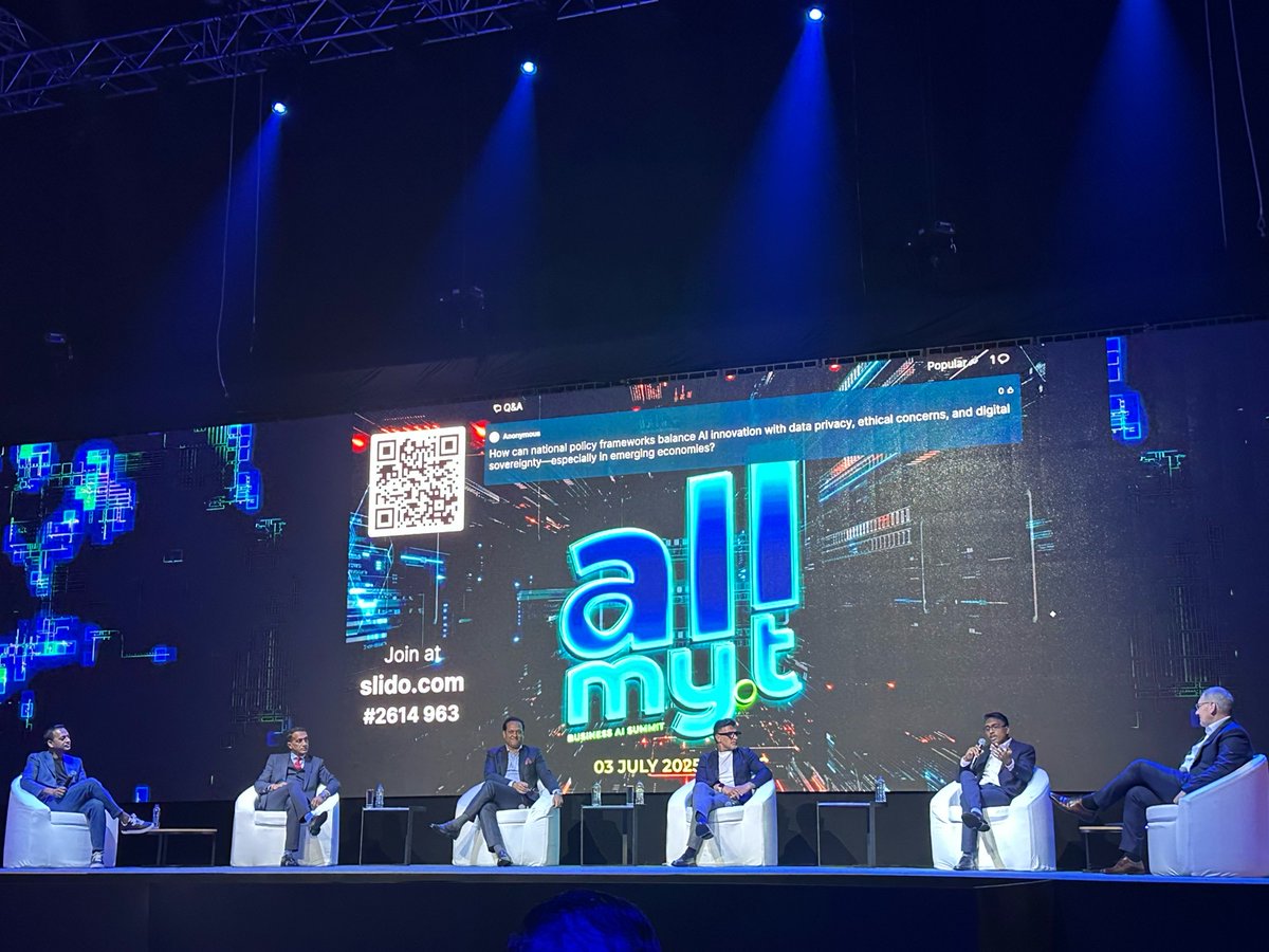 ZohoAfrica's tweet image. Inspiring thought leadership and collaboration for a brighter digital future.
At the My.t Summit in Mauritius, we partnered with Mauritius Telecom to explore how AI, cybersecurity, and technological innovation drive inclusive growth across Africa.
Our President, @hyther Nizam,…