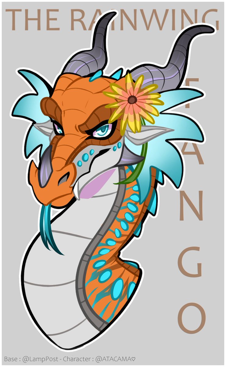 AtacamaTheBean's tweet image. Coloured some awesome free to use bases by @LP0stArt with my #WingsofFire OCs
Made some minor edits (with permission)
Link to their Gumroad: lamppostartz.gumroad.com
Awesome bases, thanks a bunch!