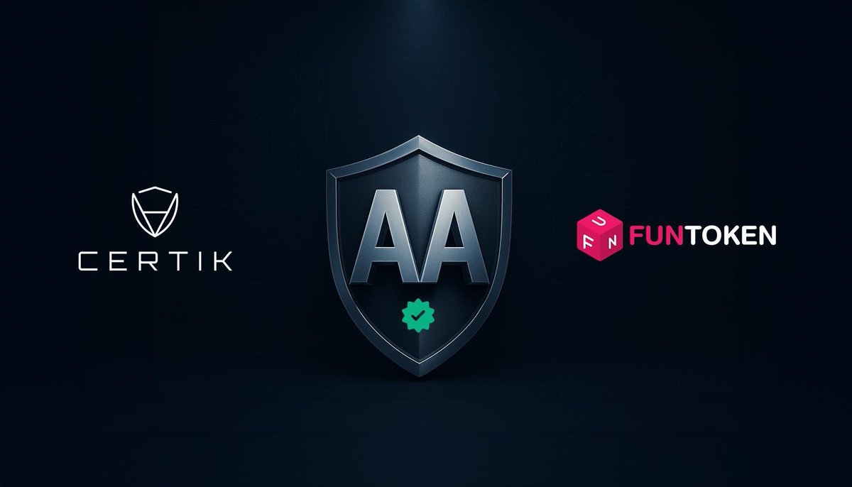 FUNToken just leveled up 🛡️
<a href="/CertiK/">CertiK</a> has officially upgraded FUNToken’s security rating to “AA” on Skynet.

This reflects our ongoing commitment to smart contract safety, transparency, and ecosystem integrity.

#FUNToken