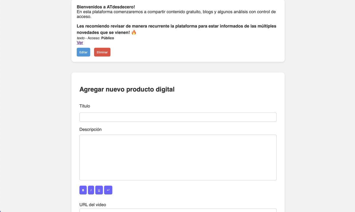 desdecero_io's tweet photo. Gestiona tu contenido digitale directamente desde el panel de administrador y mantén actualizadas sus descripciones en un formato cómodo y amigable 💼 https://t.co/lmHmSTsvVN