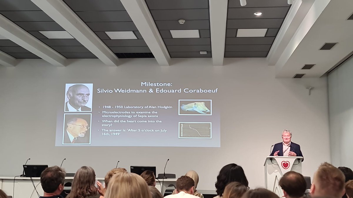 Ana M GĂłmez (@anamgmez4) on Twitter photo Ernst Niggli <a href="/Aschi/">Aschi Niggli</a> did a wonderful talk introduced by a historical overview of cardiac ECC when receiving the Carmeliet-Coraboeuf- Weidman award in the #EWGCCE <a href="/EWGCCEChair/">ESC WG on CCE Chairperson</a> meeting in Nice. He even revealed the exact time the first ever cardiac action potential was recorded! Ernst Niggli <a href="/Aschi/">Aschi Niggli</a> did a wonderful talk introduced by a historical overview of cardiac ECC when receiving the Carmeliet-Coraboeuf- Weidman award in the #EWGCCE <a href="/EWGCCEChair/">ESC WG on CCE Chairperson</a> meeting in Nice. He even revealed the exact time the first ever cardiac action potential was recorded!