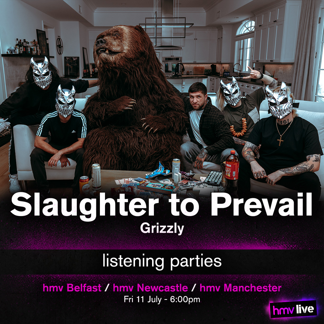 COMING UP!

Want to listen to Grizzly in FULL a whole week before release??

Pre-order the album at the link below to secure your place at one of 3 listening parties NEXT WEEK!

Full details: ow.ly/5Ya250Wjb9B
#hmvLive