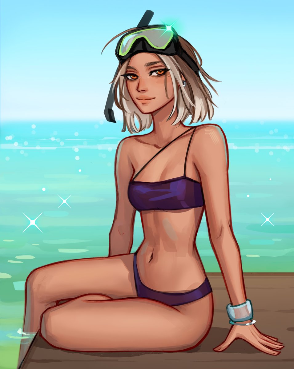 D29244270's tweet photo. Summer time☀️🤿🍉 

 #DigitalArtist  #oc #ocart #characterart https://t.co/8xv6dqQyfm