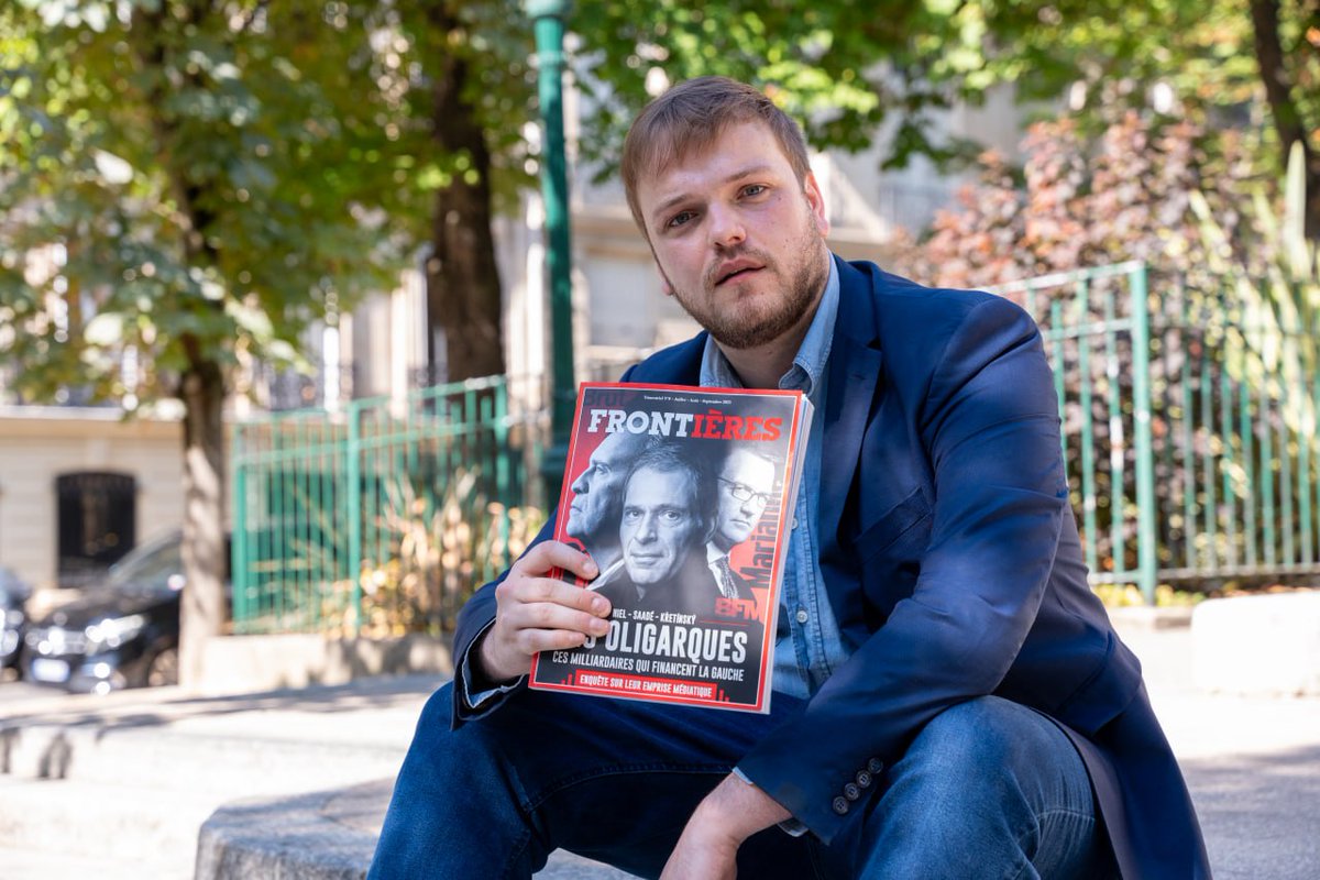 Guillaume Foucqueteau (@guillaume_fcqt) on Twitter photo 📍Tous à vos kiosques !
<a href="/Frontieresmedia/">Frontières</a> sort son nouveau magazine.
Plongée dans l'agenda politique des ultrariches qui financent la presse de gauche. 📰💵 📍Tous à vos kiosques !
<a href="/Frontieresmedia/">Frontières</a> sort son nouveau magazine.
Plongée dans l'agenda politique des ultrariches qui financent la presse de gauche. 📰💵