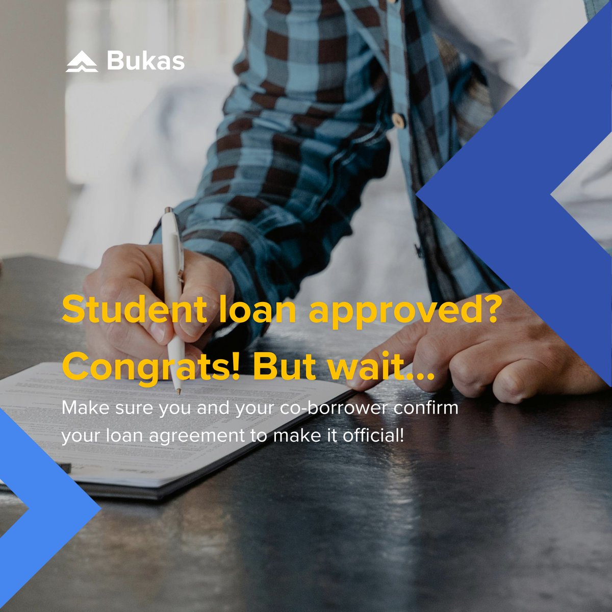 Approved na ba ang Bukas student loan mo? Make sure to confirm your loan agreement ASAP! ✅

Log in to your Bukas account: app.bukas.ph

#SayoAngBukas #MoreThanJustALoan