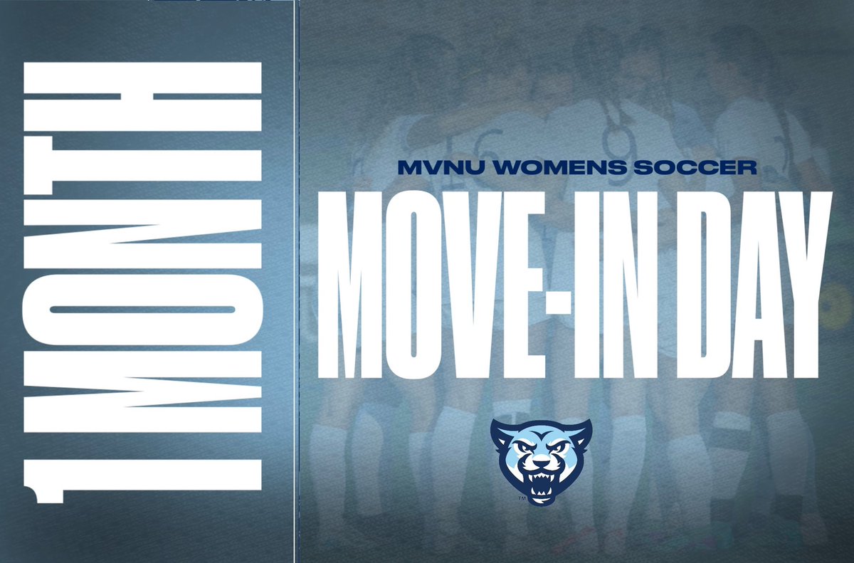 1 month away from move-in day and for our journey to begin! 🩵⚽️
