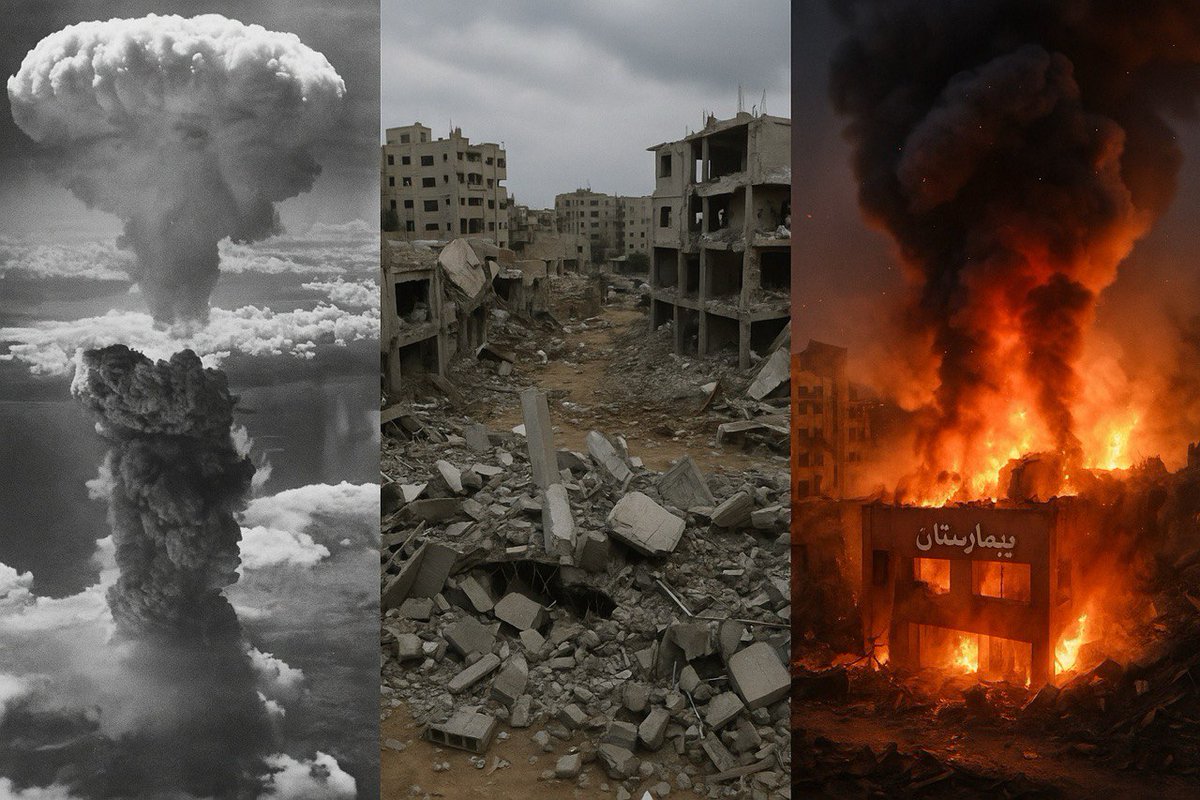 Iran, a law-abiding country with no nukes, negotiating under #IAEA max inspection, was attacked by two nuclear-armed, warmongering regimes.
Claimants of diplomacy &amp; law now face a choice: rules-based order or law of the jungle.
Silence &amp; hypocrisy won’t work anymore.