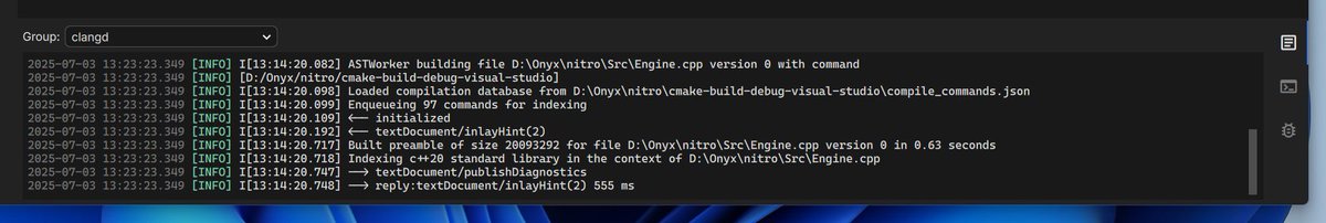 dfranx_'s tweet image. Multi caret editing, multi workspace UI, search and replace, log window for plugins and LSPs, profiles (different settings/shortcuts per profile), per-workspace profile, and so much more is going to be available on release in 1.5 weeks!