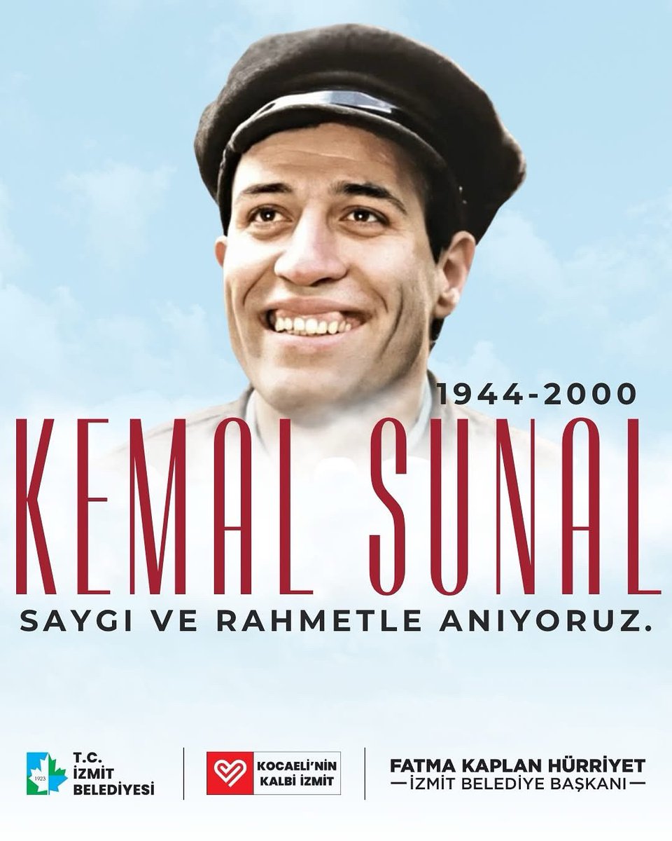 Seni hiç unutmadık, iki gözümüzün çiçeği.. 
Saygı ve rahmetle anıyoruz.. 💐 #KemalSunal