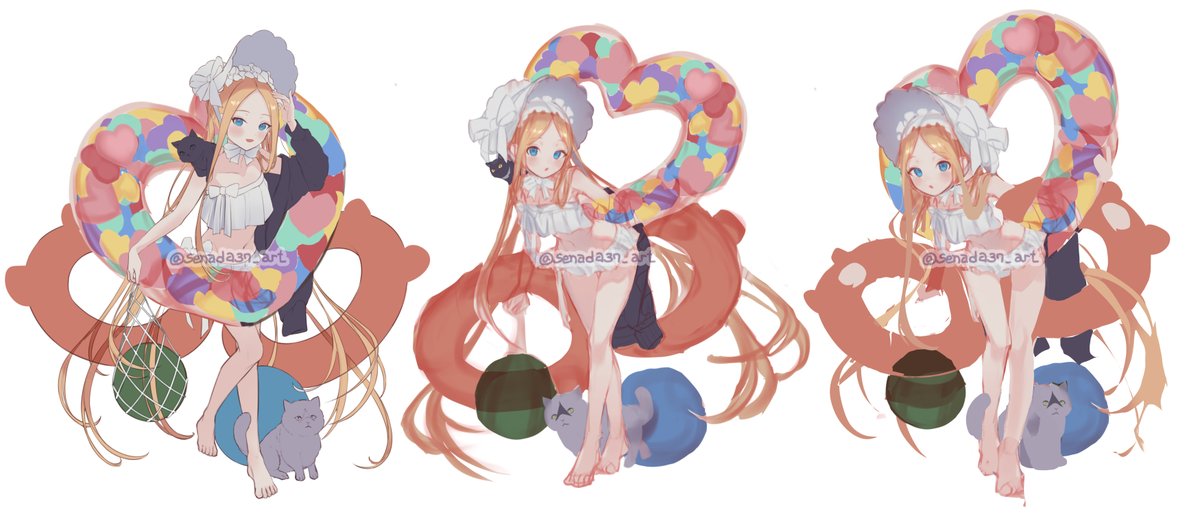 senada37_art's tweet image. 애비게일 윌리엄스  [여름]
アビゲイル・ウィリアムズ ［夏］
Abigail Williams

#FGO #アビゲイル