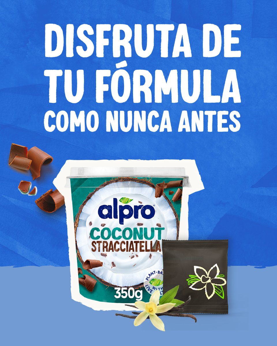 💜 Coco + chocolate + vainilla = amor a primera cucharada. Nueva receta en nuestro Instagram para disfrutar de tu sustituto proteico para PKU con Alpro Coconut sabor a stracciatella. 😋 ¡Disfrútalo a cualquier hora! 👉 Descubre la receta: instagram.com/p/DLFBffPs_TG/
