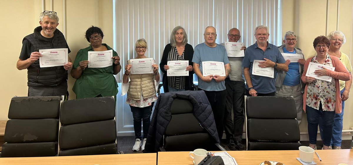 ThinkAheadWigan's tweet image. π§ Stepping Stones
β
And that's a wrap! Yesterday was the final session of our Stepping Stones Programme.
Our members were awarded their completion certificates and celebrated their progress.
Thank you to all who cameπ
βοΈ01942 824888 to join the next programme.