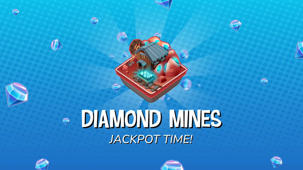 The diamond mine awaits invaders 💎⛰

Today, the chance to grab and the big bank from the start will grow, but more slowly than under standard rules. And for the grab you will also receive additional rewards:

For your first successful grab — Crystals of Knowledge x50
For the