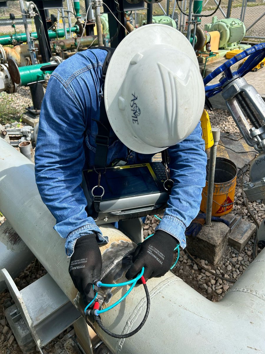 AnuarAmarC's tweet image. 📌Inspección de Soldaduras
Las soldaduras deben ser verificadas con END para garantizar que no existan poros, grietas ni inclusiones.
#PAUT #PhasedArray #Ultrasonido #NDT #API #ASME #AWS #Barrancabermeja #Santander #Colombia #clientes #empresas #servicios #trabajo #seguidores