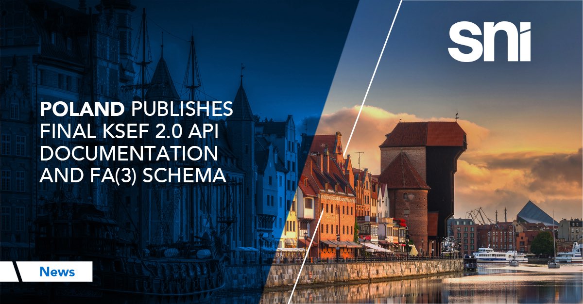 On June 30, 2025, the Polish Ministry of Finance officially published the KSeF 2.0 API documentation along with the logical structure of the new FA(3) e-invoice schema. 

Click the link below to read the full article. 

snitechnology.net/poland-ksef-20…

#sni #snitechnology #polandnews
