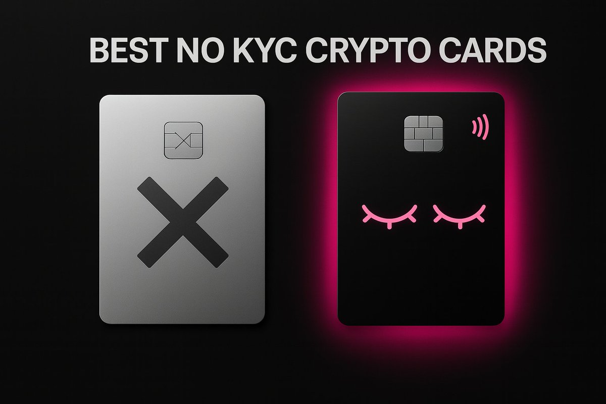 Your bank sees every move you make with KYC card

Your name, your wallet, your habits — all tracked

I found 10 crypto no KYC cards that don’t track you

This is how real privacy looks in 2025 👇🧵