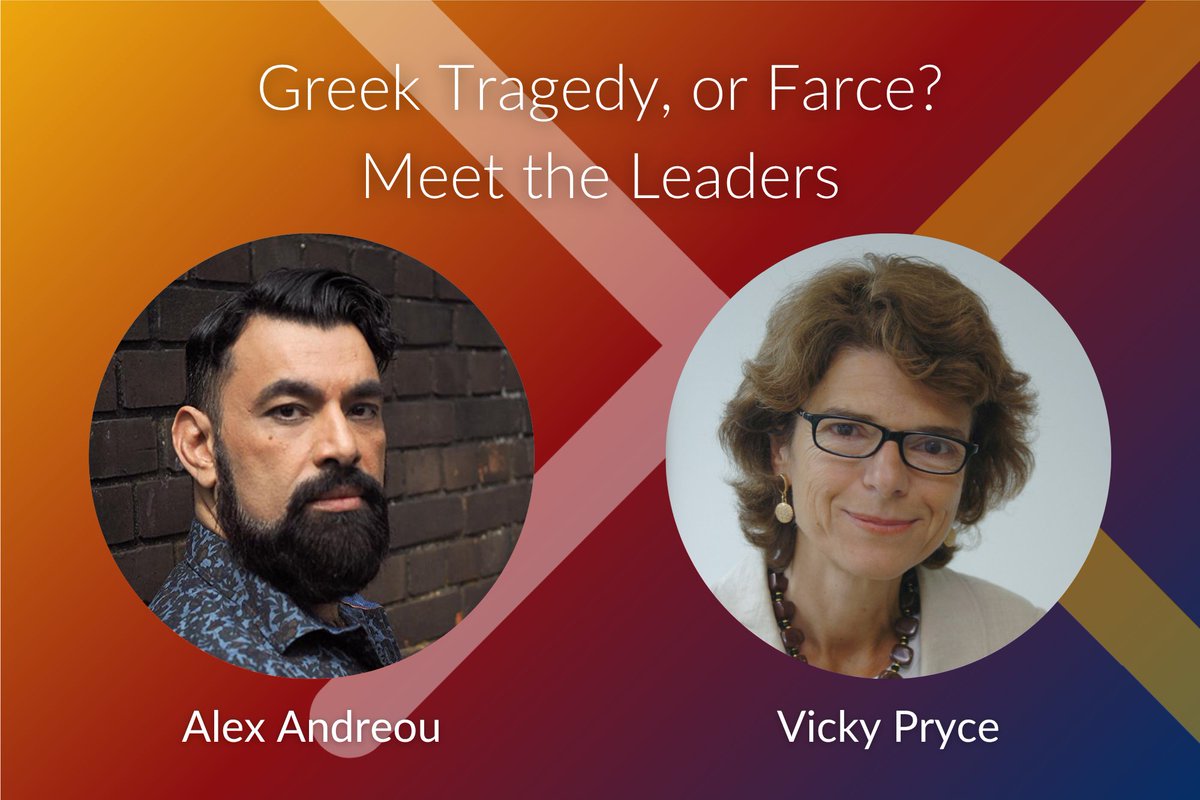Radix_UK's tweet image. 🎭Greek tragedy, or farce - what next for our political leaders?
🗣️Join writer and podcast host @sturdyAlex with leading economist @realVickyPryce
💡Free webinar exploring myth, politics, power
📅Thurs 17th July, 6:00PM
🎟️Register & submit your questions: radixbigtent.org.uk/events/greek-t…