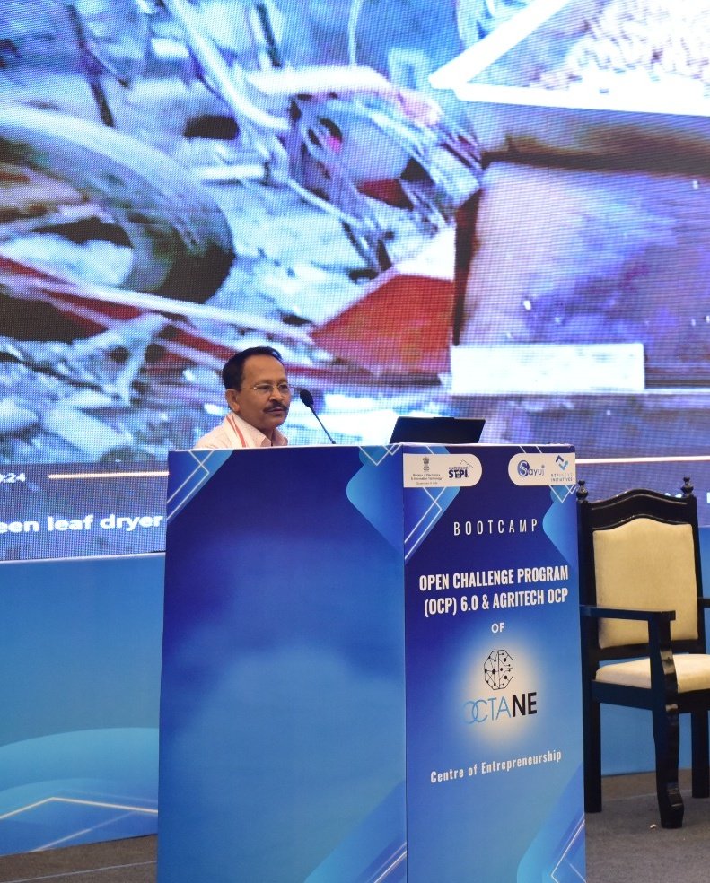 “Problems of the people at ground  gives an idea to innovate and produces practical solution” said PadmaShri Dr. Uddhab Kr. Bharali  while interacting with startups during Bootcamp session of STPI OctaNE OCP 6.0 cohort startups &amp; also demonstrated  his various innovative products