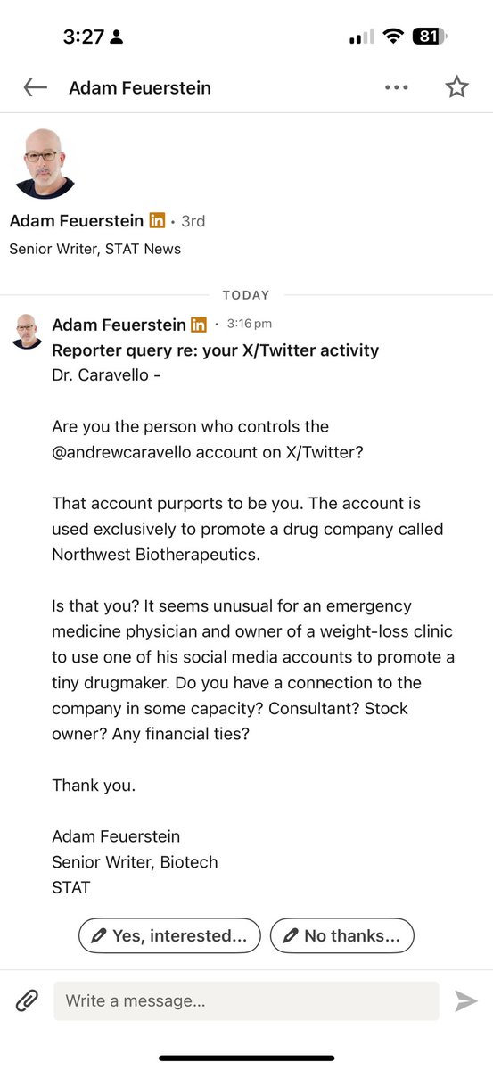 Andrew Caravello, DO tweet media