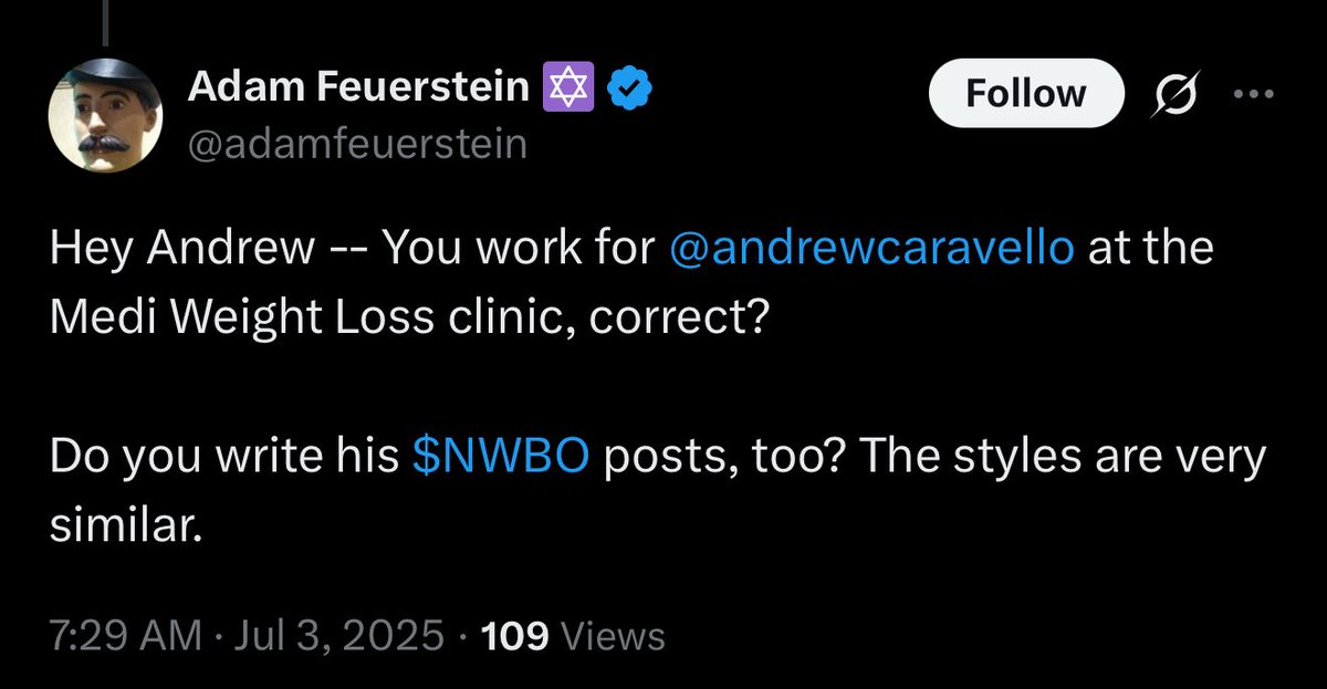 Andrew Caravello, DO tweet media