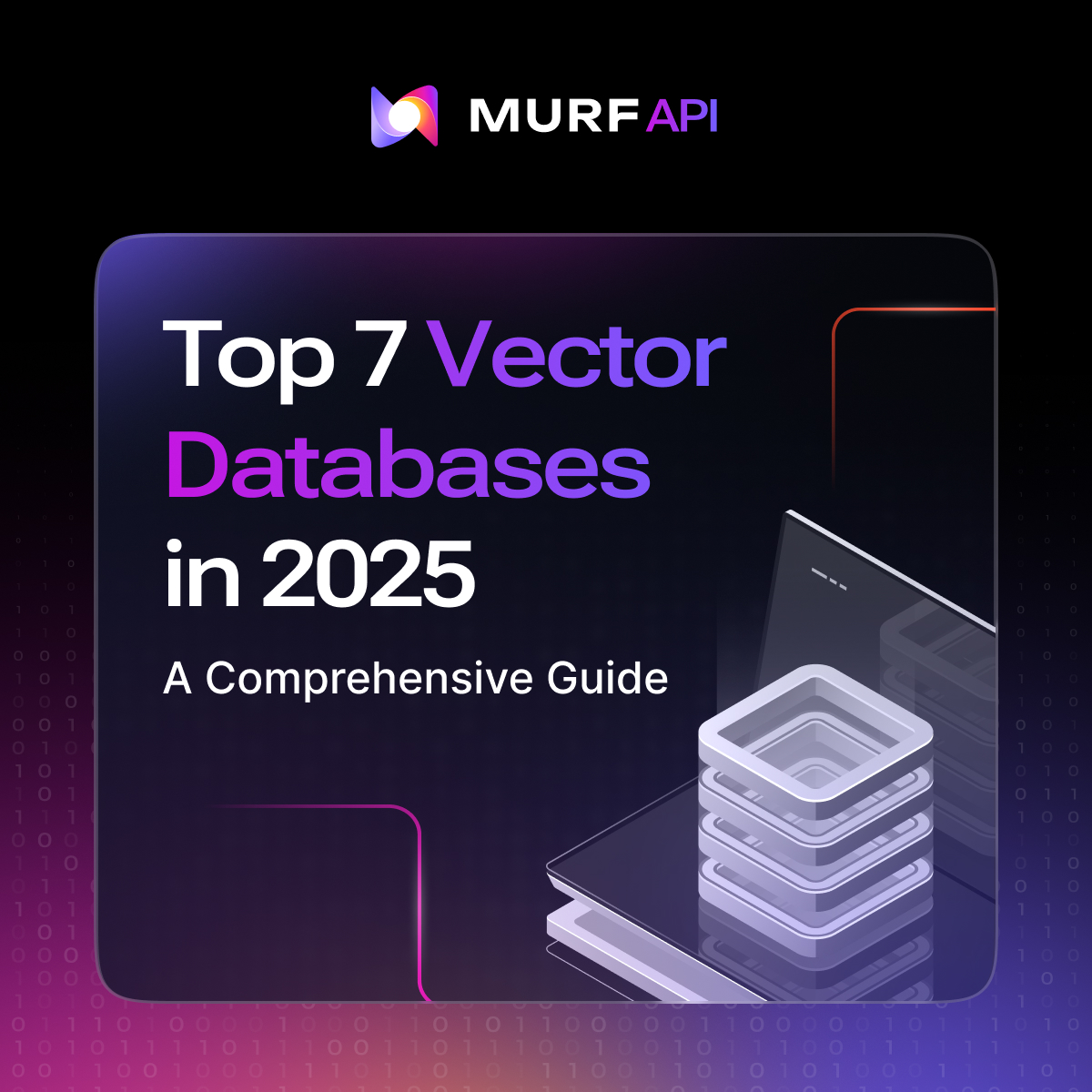 MurfAIStudio's tweet image. Pinecone, Weaviate, Chroma, and 4 others you should know in 2025.
A no-fluff guide to picking the right Vector DB. 👇
murf.ai/blog/best-vect…
#MurfAPI #VectorDB #Dev