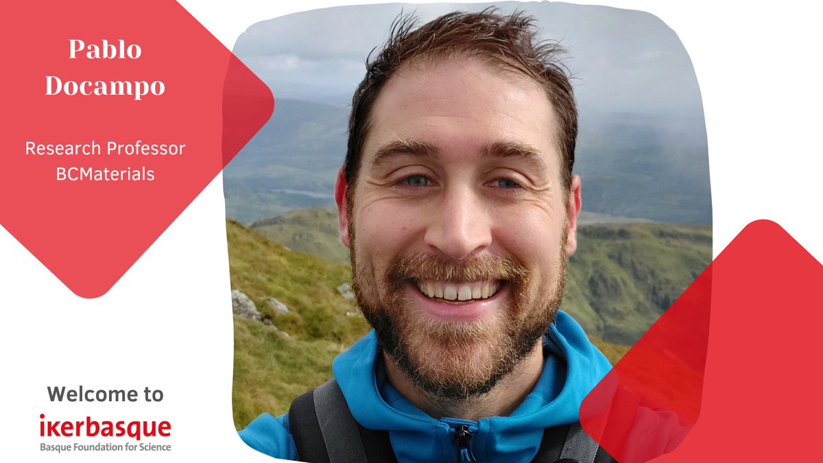 Ikerbasque's tweet image. 🔴 Pablo Docampo has joined the @BCMaterials as an @Ikerbasque #ResearchProfessor. He will carry out research on Advanced Functional Materials and Devices. More info: ikerbasque.net/es/pablo-docam…Welcome to Ikerbasque!