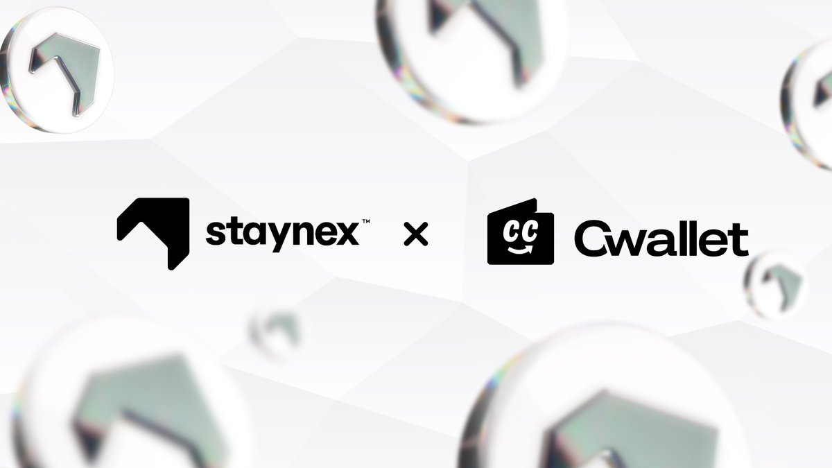 🚀 Staynex x Cwallet Partnership Announcement! 🤝

We’re proud to partner with <a href="/CwalletOfficial/">Cwallet</a>, a trusted Web3 wallet solution serving 37M+ users globally. Together, we’re making travel smarter, more rewarding, and fully integrated with next-gen tech.

🎁 Don’t miss the $200