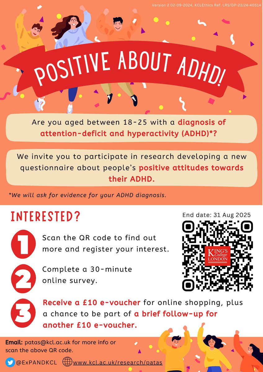 Researchers from King's College London aim to investigate young adults' positive attitude toward their own ADHD, and how this might relate to mental health and individual characteristics.

Many people with attention-deficit/hyperactivity disorder (ADHD) report positive aspects,