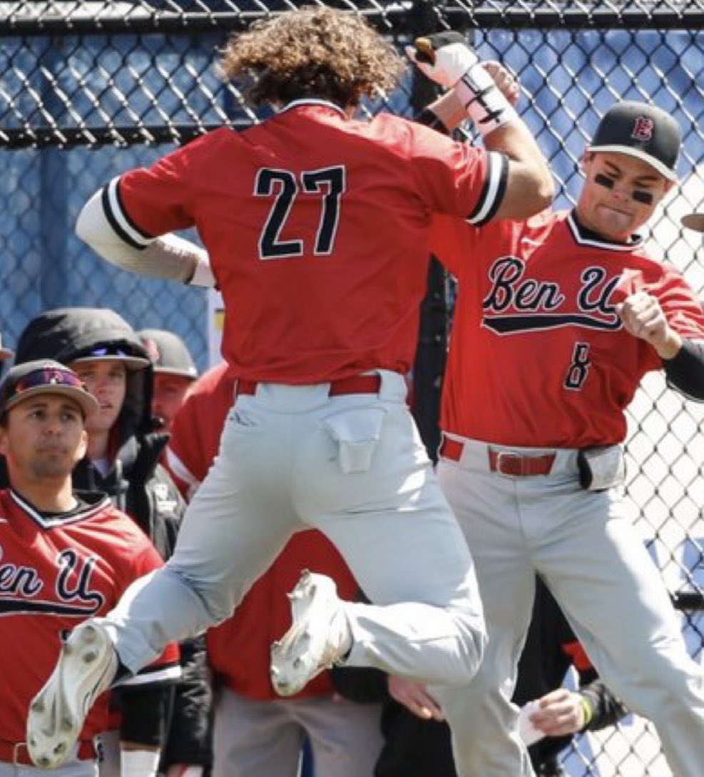 BushnellTom's tweet image. Kevin and I wore multiple #’s throughout our careers. The only common # was 27. My career peaked in HS when I threw 90mph. Kev hit most of his HR’s and peaked at BenU.

Since his passing, I have noticed more 27’s randomly. This is how I know he is  still with me in spirit. #27