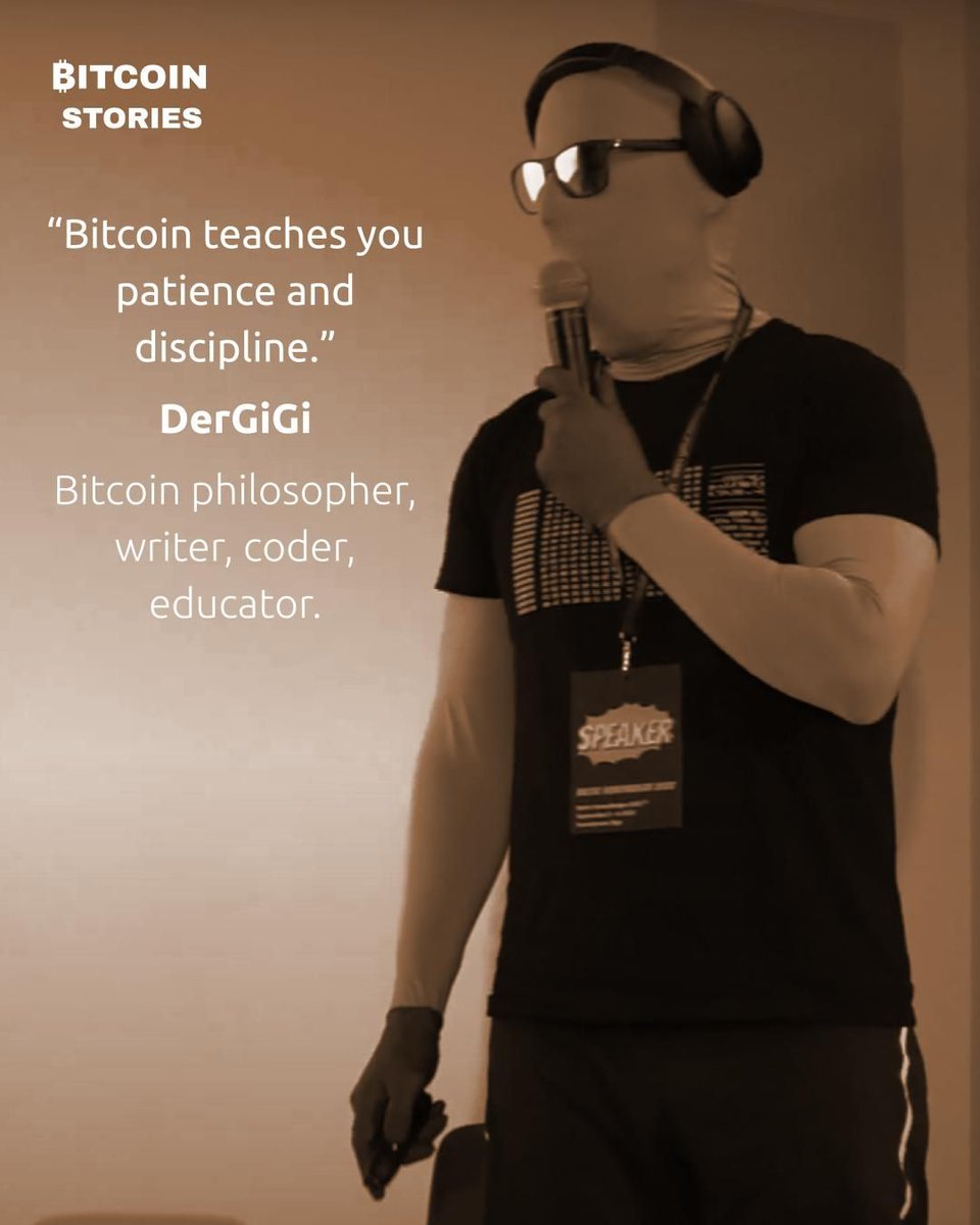 BitcoinStories1's tweet photo. “Bitcoin teaches you patience and discipline.” DerGigi
Bitcoin philosopher. Writer. Coder. Educator.

In a world of instant gratification, Bitcoin rewards those who think long-term.
Time preference matters. Conviction matters.

#DerGigi #SoundMoney #Bitcoin #HODL #Patience https://t.co/KmNoBXMmHQ