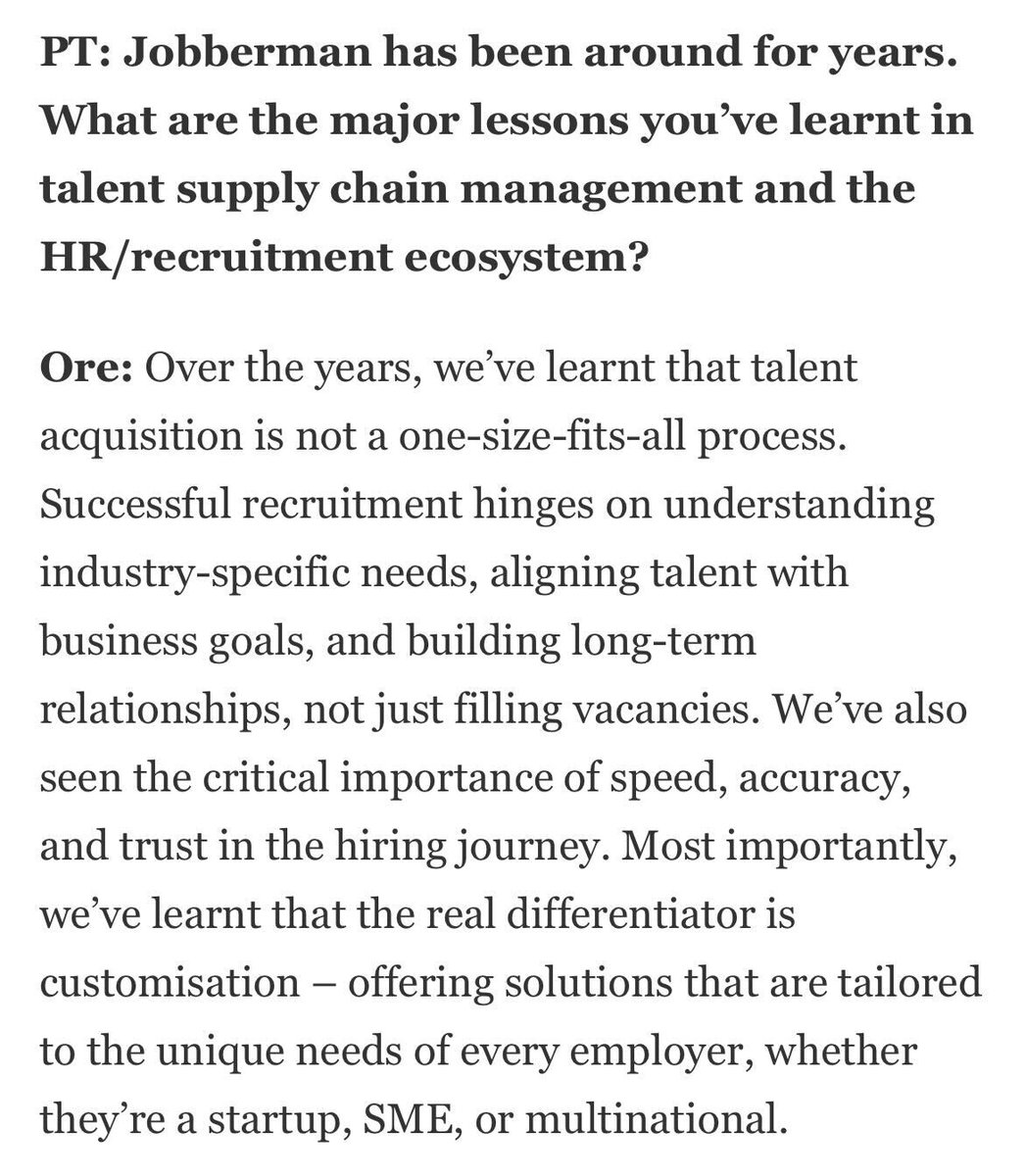 Jobbermandotcom's tweet photo. In a recent Premium Times Nigeria feature, our MD, Oreoluwa Boboye, highlighted the disconnect between the skills employers need and what many job seekers currently offer. 

Read the full article here: https://t.co/5vsR0OaOlU

#JobbermanNigeria #ExecutiveRecruitment #ProRecruit https://t.co/J2nY2Ay05F