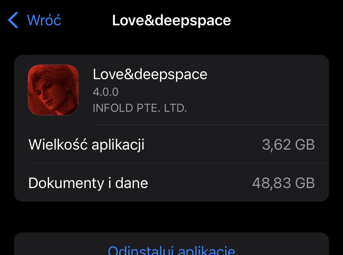 Crazy_TeaShark's tweet photo. @Love_Deepspace 🥹 let me free up some space my phone cant take no more and i aint buying A SEPARATE PHONE FOR THIS GAME https://t.co/b2n8k5l0Rp