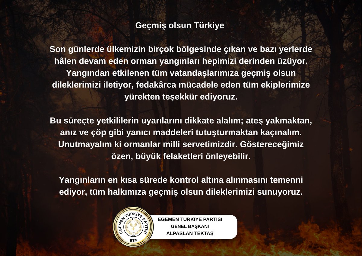 #GecmisOlsunTürkiyem
