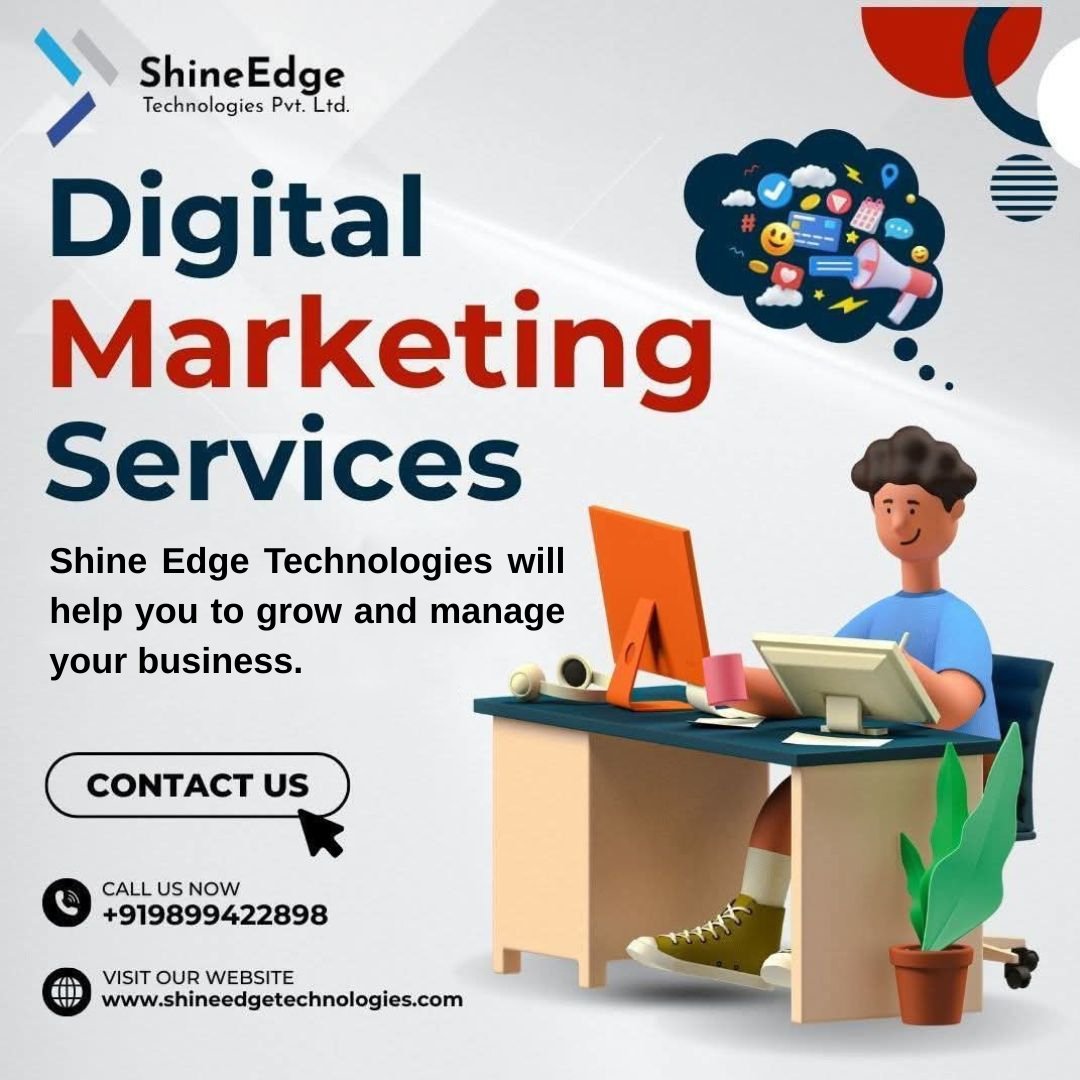 🚀 Shine Edge Technologies Will Help You To Grow &amp; Manage Your Business. 🌐✨
Call us: +91-9899422898
Visit: shineedgetechnologies.com
#SocialMediaMarketing #ShineEdgeTechnologies #DigitalMarketingExperts #DigitalMarketing