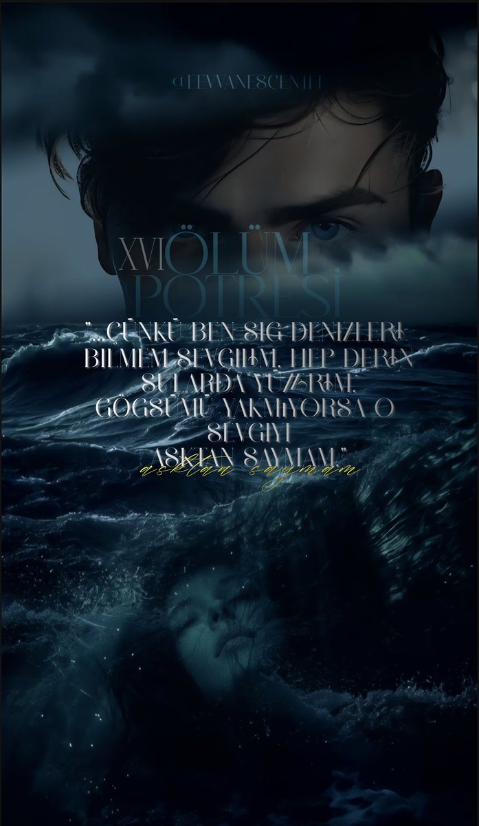 Çünkü ben sığ denizleri bilmem sevgilim. Hep derin sularda yüzerim. Göğsümü yakmıyorsa o sevgiyi aşktan saymam. #kesfet #kesfetteyim #ölümpotresi