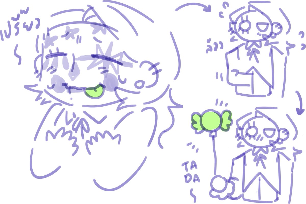 mpc_roscoe's tweet image. &quot;เอ๋? ให้ผมเหรอ&quot;
&quot;ขอบคุณนะ&quot;
.
&quot;เปรี้ยวจังงงงง อึ๋ยยยย&quot;

&quot;ผมย่อยลูกอมไม่ได้หรอกเพราะฉะนั้น รับนี่ไปแทนคำขอบคุณนะ&quot;
&amp;gt; ว้าว ! คุณได้รับลูกโป่งลูกอมเรืองแสงรสเลม่อน เหมือนที่คุณยื่นให้เขาตะกี้เลย !