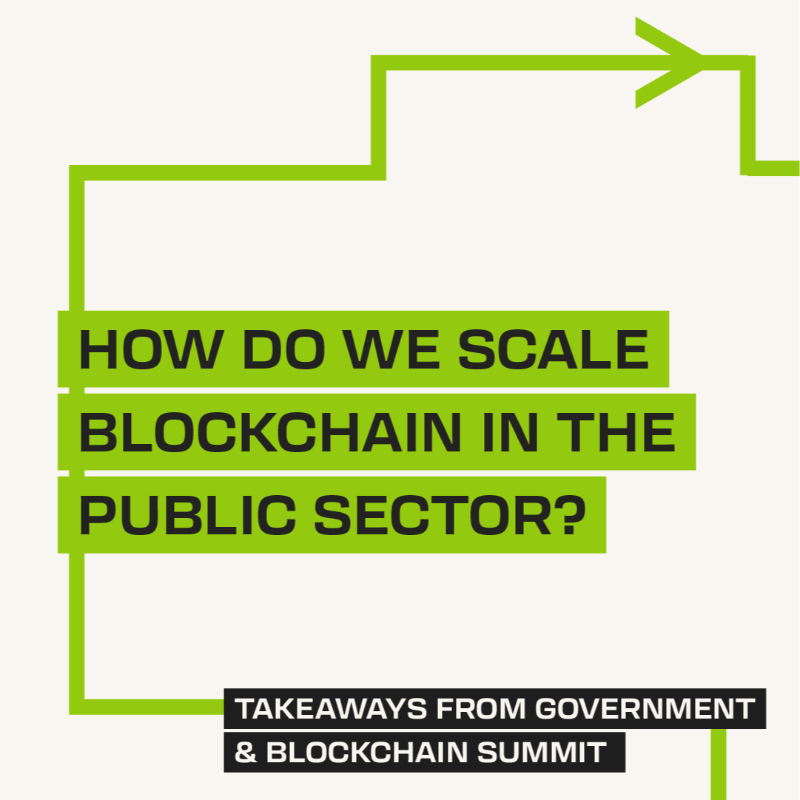 LDN_Blockchain's tweet photo. #Blockchain is ready to transform #public services – but first, we need policy clarity and accountable leadership. 🏛️​

The latest Government &amp; Blockchain Summit unpacked the practical steps to move beyond pilots and into the action. ​ 👉 Swipe through for the key takeaways.