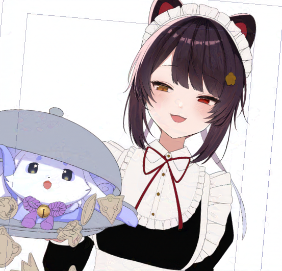 戌亥とこ 「ちょまが前(表紙)に行っちゃうんだよねぇ～」|まかむのイラスト