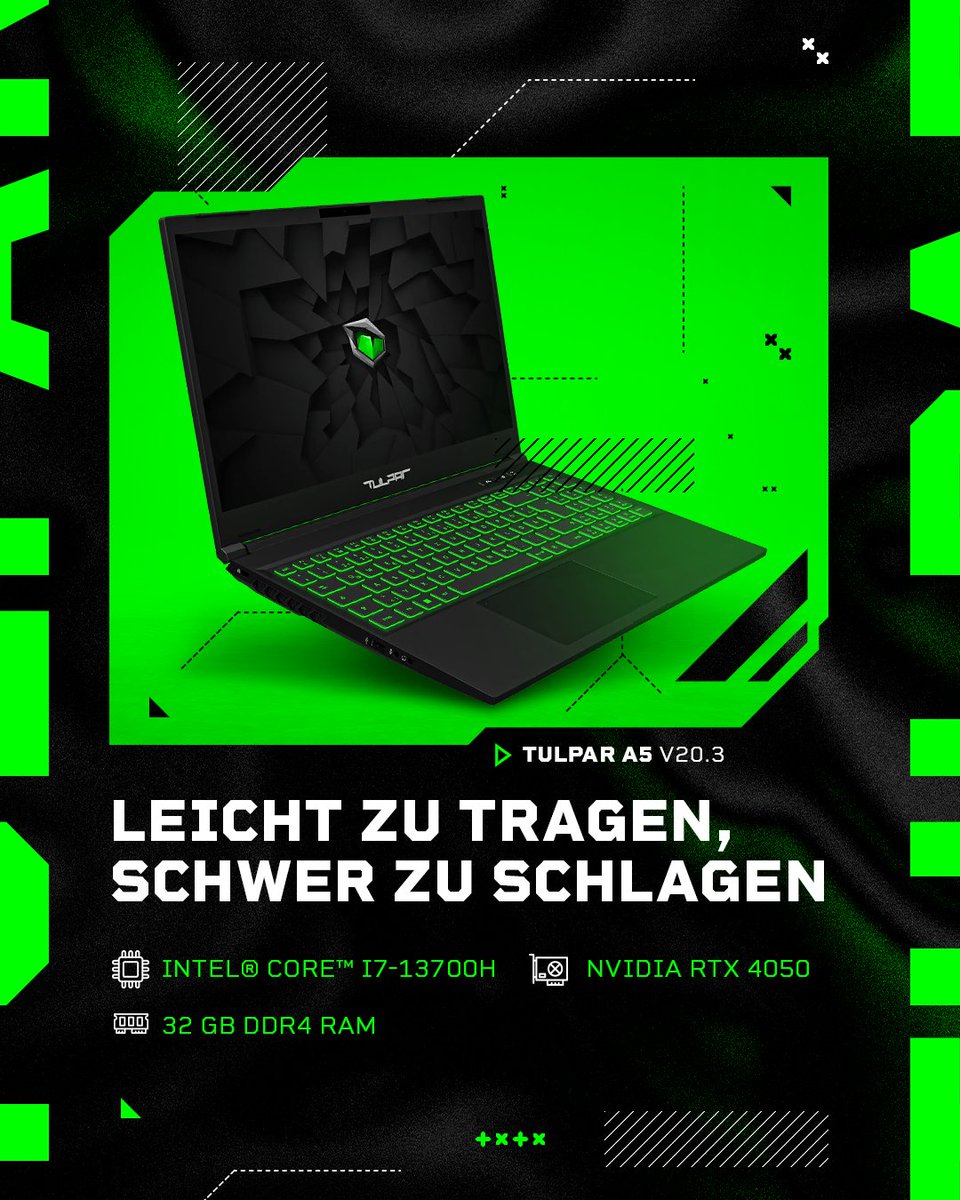 tulparnotebook's tweet photo. Maximale Leistung, minimales Gewicht.
Ob Uni, Office oder Gaming unterwegs – mit der A5 V20 Serie hast du Power, die dich nicht belastet.
#Tulpar #A5V20 #GamingOnTheGo #TulparGaming #GamingNotebook #TulparNotebook https://t.co/rMbSTTlGtP