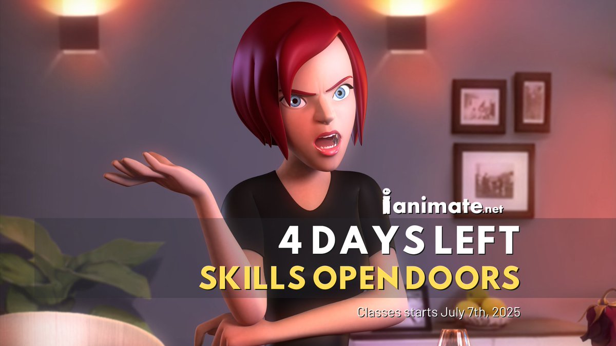 What if 4 days from now, you committed to mastering your craft? July 7th is almost here. It’s not too late to learn with pros and grow your animation skills. 

ianimate.net/apply