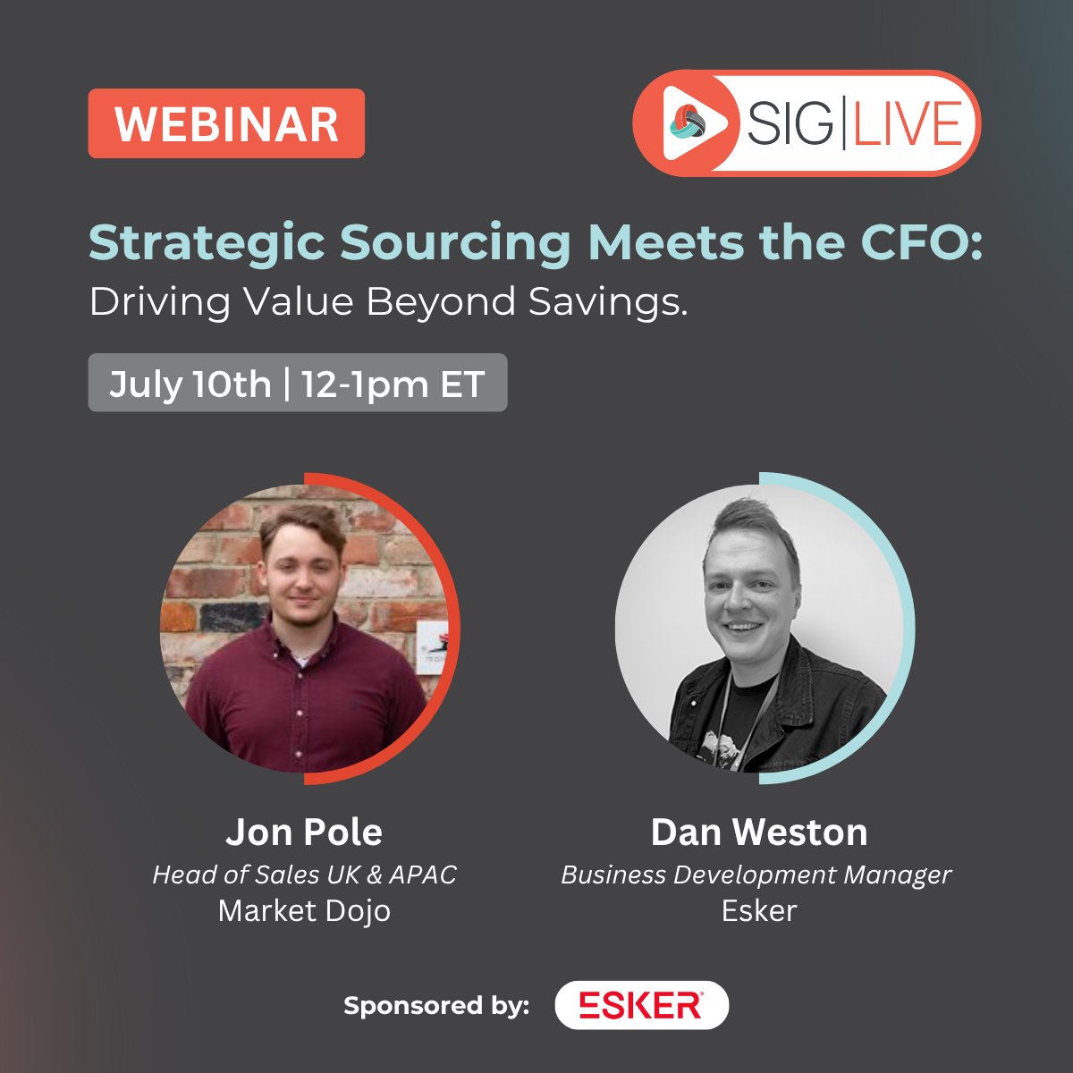 Sourcing is not just a savings tool.

See how companies like Delicato Family Wines turned sourcing into a strategic growth engine.
Join Jon Pole (<a href="/marketdojo/">Market Dojo</a>) &amp; Dan Weston (<a href="/EskerInc/">Esker</a>) July 10.

🔗 go.sig.org/webinar-esker-…
📅 1–2pm ET