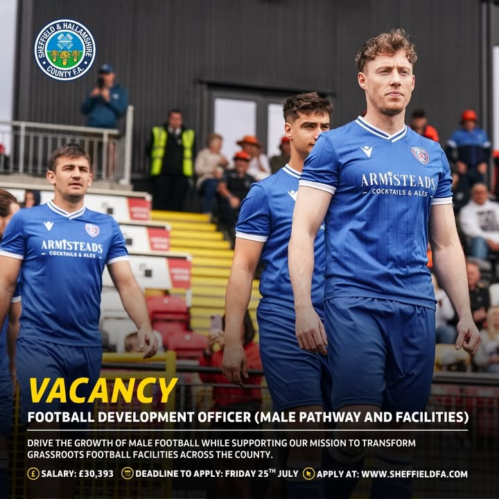 🚨 We’re hiring a Football Development Officer (Male Pathway &amp; Facilities).

Are you passionate about growing the male game and transforming the places it's played?

Join our team and lead on:
✅ Developing flexible playing opportunities for male players
✅ Supporting clubs and