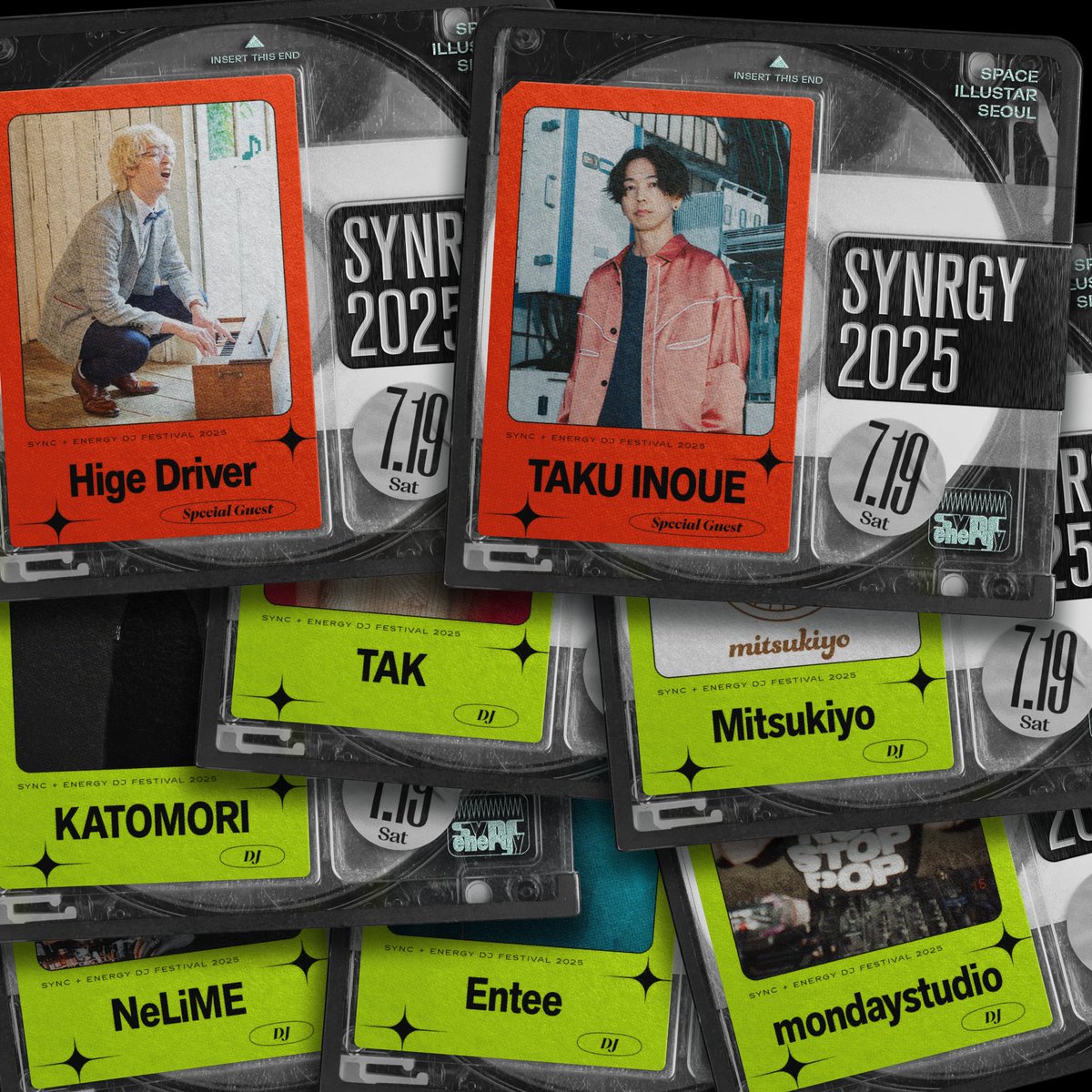 7.19 Sat ✨ #SYNRGY2025 #시너지2025

⚠️ 예매 개시 안내 ⚠️

사전 예매 신청서 ⬇️
forms.gle/pq3V6mbmXQnqqP…

🎫 사전 예매 티켓: 50,000원 (입금순 예매 확정)
현매는 예매 후 잔여 티켓이 있을 경우에만 소량 진행  

예매 확정 안내 메일은 2025년 7월 7일 월요일부터 순차적으로 발송됩니다.